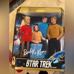 Star Trek Barbie Collectable 30 Anniversary collector set.